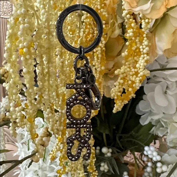 Michael Kors Black and Silver Key Charm - Picture 3 of 6